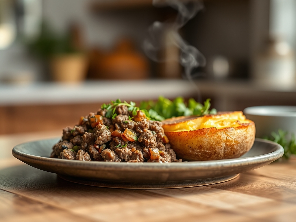 ground beef recipes with baked potatoes