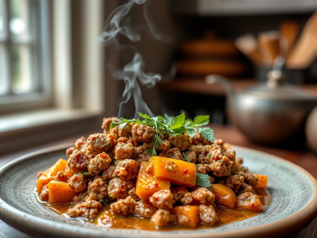 ground chicken and sweet potato recipes