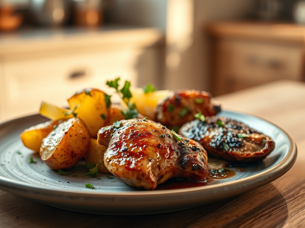 air fryer chicken and potato recipes